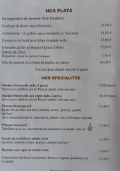 Menu Le Cap - Les plats et spécialités