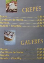Menu L'Incontournable - Les crêpes et les gaufres 