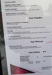 Menu Le Napoleon - Les salades, viandes et poissons,..