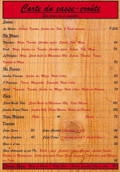 Menu Un air 2 bar - Les plats à la carte