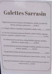 Menu Au Délice Gourmand - Galettes