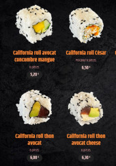 Menu Aïko Sushi - California rolls