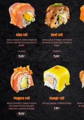 Menu Aïko Sushi - Créations