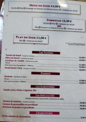 Menu Au Cherch'Midi - Les menus du jours, plats du jours et formules