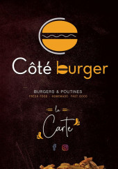 Menu Cote Burger - Carte et menu Cote Burger Annecy