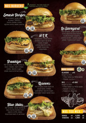 Menu Cote Burger - Les burgers