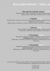 Menu L'Atlas - Les salades