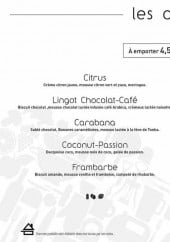 Menu Liber'tart - Les desserts