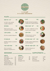 Menu Little Vietnam - La carte