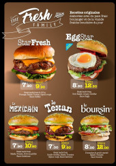Menu Star Burger - Les burgers