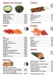 Menu Sushi Express - Les Menus