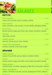 Menu Urban Food - Les salades et soupes