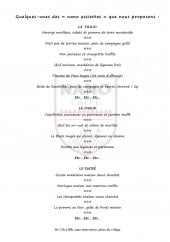 Menu Nano Caffè - Le froid, chaud et sucré 
