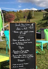 Menu Snack chez cotieu - Exemple de menu
