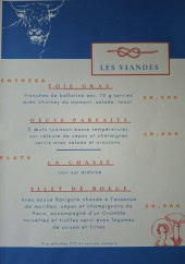 Menu Au Noeud de 8 - Les viandes