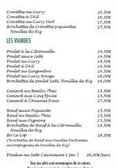 Menu Khantine - Les viande set pates, nouilles