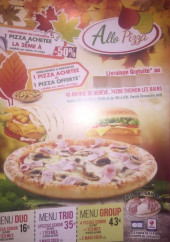 Menu Allo Pizza - Carte et menu Allo pizza thonon 74 thonon les bains