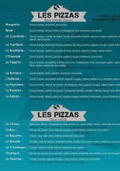Menu Lyric's Food - Les pizzas 