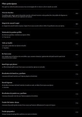 Menu O'Zen - Les plats