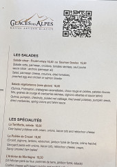 Menu Le Marlow - Les salades, spécialités