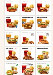 Menu Burger King - Les menus suite