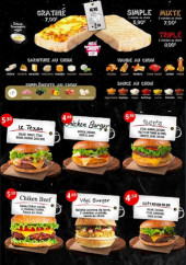 Menu Tacos Food - Les burgers