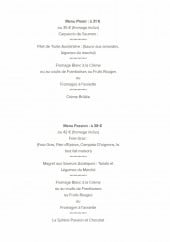Menu La Passion Des Saveurs - Menu plaisir et passion