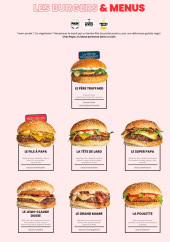 Menu Les Burgers de Papa - Les burgers