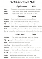 Menu Monte Bianco - Pizzas végétiennes, Pizzas spéciales et pizzas base crème