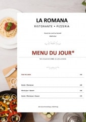 Menu La Romana - Les formules midi