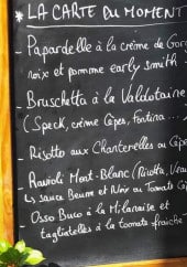 Menu La Spiga d'Oro - Un exemple de menu du jour