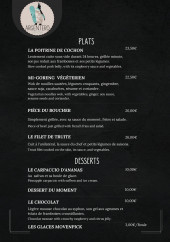 Menu Argentero - Les plats et desserts