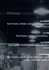 Menu Les Pins de la Dranse - Les burgers