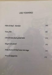 Menu L'Osterlaz - Viandes