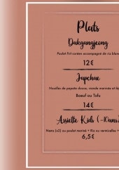 Menu Pali Pali - Plats