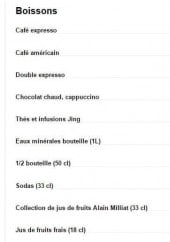 Menu Bar Tuileries - Le menu petit déjeuner suite 