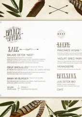 Menu Nest - Le salade, oeuf brouillé,...