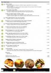 Menu Saveurs Veget' Halles - Les plats