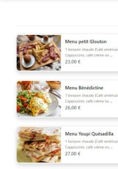 Menu YoupiBrunch - Les formules brunchs