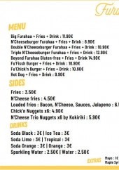 Menu Furahaa - Les menus, sides,....