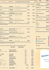 Menu Hokkaido - Les menus gyoza, boissons et vins