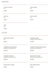 Menu Mayli's Resto & Co - Les boissons, alcool, ...