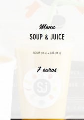 Menu Soup And Juice - Menu soup et juice