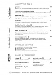 Menu Ground to Grow - Les assiettes, formules et cakes