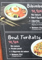 Menu Poketea Factory - Les bowls