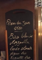 Menu Il Quadrifoglio - La pizza du jour