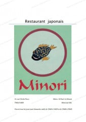 Menu Minori - Carte et menu Minori, Paris 4