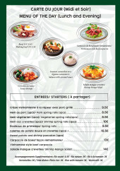 Menu An An - Les entrées