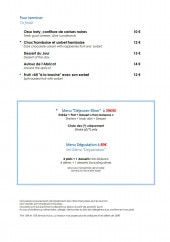 Menu Atelier Maître Albert - Pour terminer
