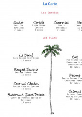 Menu Au Coco de Mer - La carte